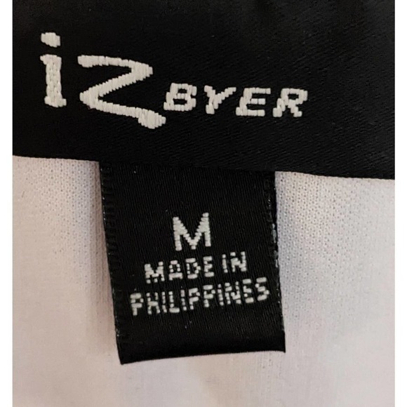 IZ Byer Womens Floral Sleeveless Mini Dress Size M Purple Green Back Tie NWT - Picture 3 of 4